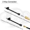 Double Head Air Chuck Tires Chucks Tire Inflator Rod 1/4inch for for Car Truck Bus Tractors