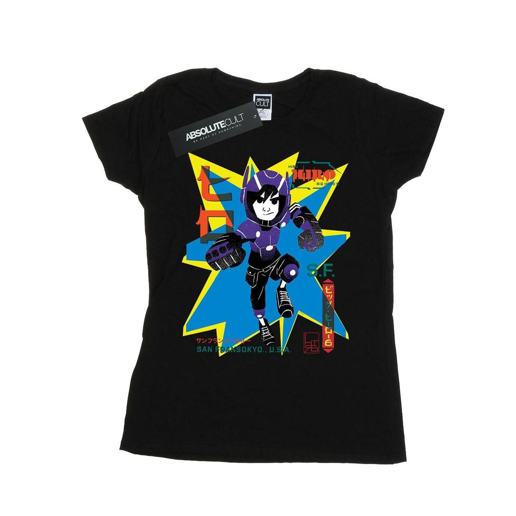 Disney Womens/Ladies Big Hero 6 Hiro Anime Cotton T-Shirt