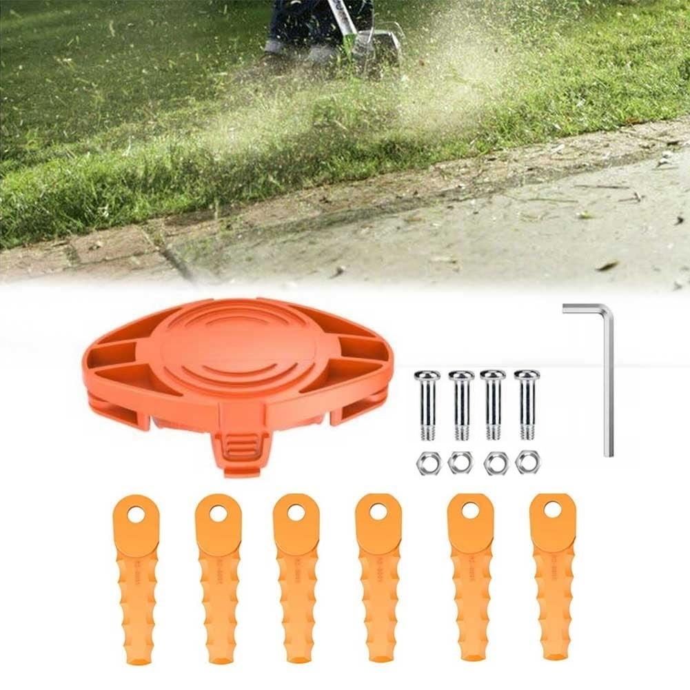 

For Black & Decker Garden Lawn Mower Replacement Trimmer Head with 6 Blades Type A