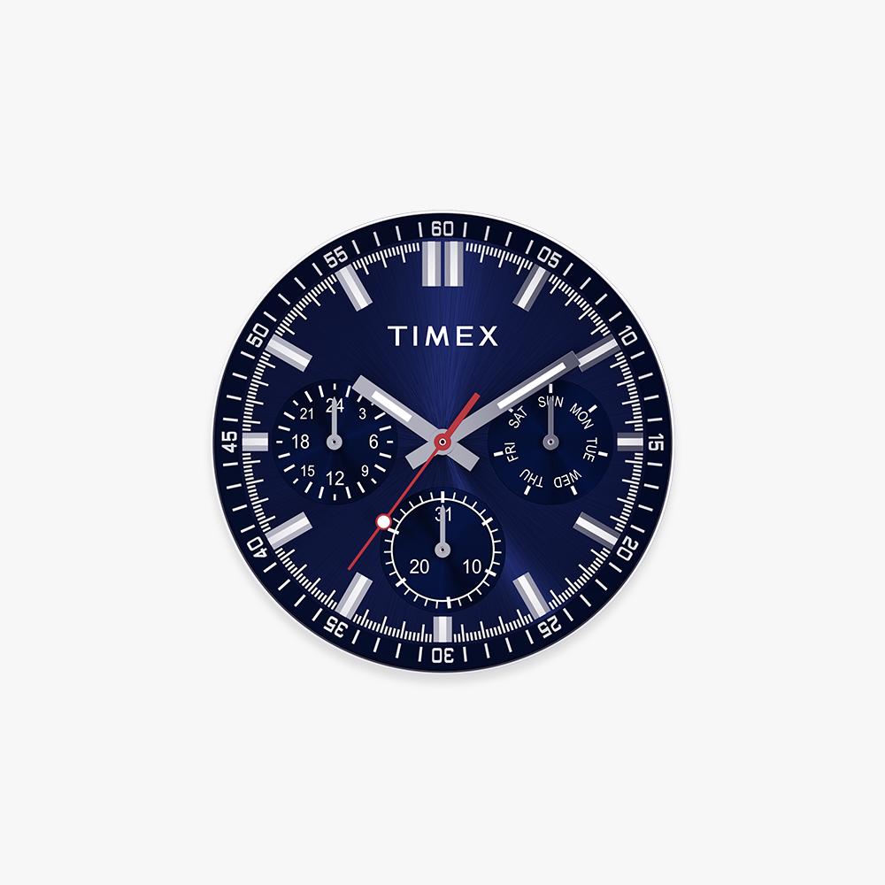 [Timex] Western Stainless Steel Blue Dial Men's Watch 45mm TW2Y22700