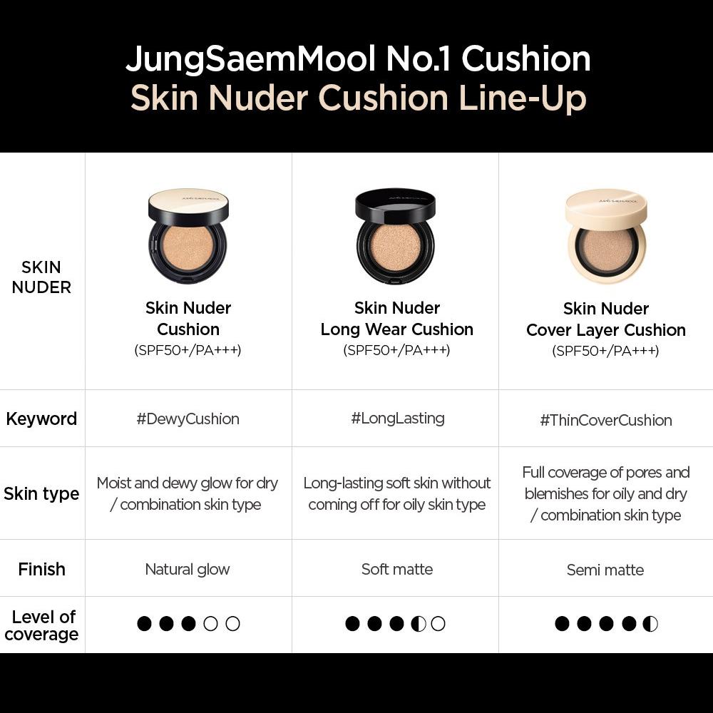 JUNGSAEMMOOL Essential Skin Nuder LONGWEAR Cushion 14g+14g SPF50+PA+++