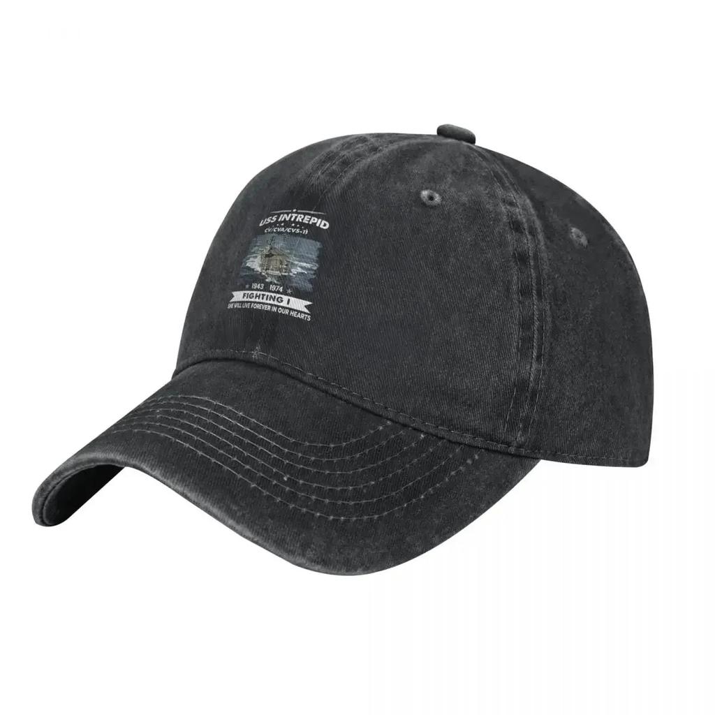 USS Intrepid CV 11 Baseball Cap Sun Cap Christmas Hat For Man Women's