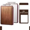 Zhishi Wenge Wood Double-Sided Cutting Board