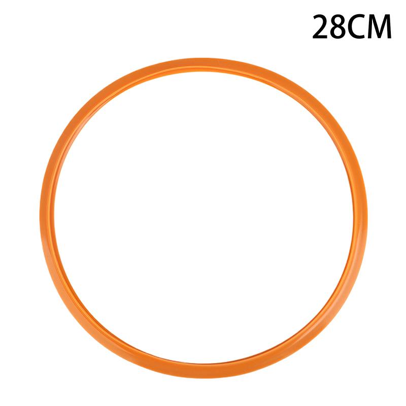 Silicone Rubber Gasket Sealing Ring High Temperature Resistant For Aluminum Pressure Cooker 18/20/22/24/26/28/30/32/34/36Cm