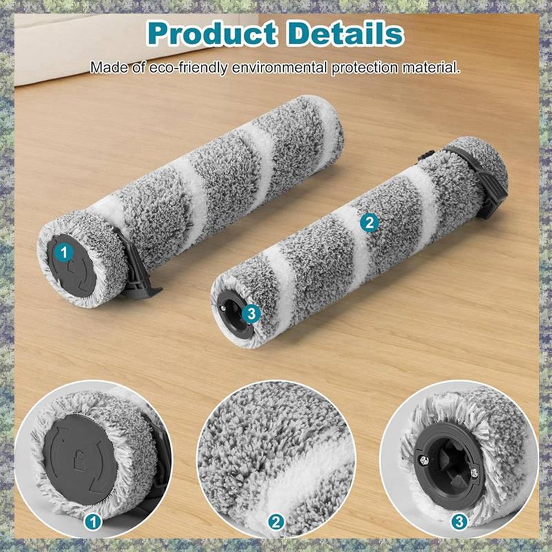 

WON 3930F 3933 3930 Brush Roll Filter Kit For Bissell 3930F 3933 3930 Cordless Wet And Dry Vacuum Cleaning