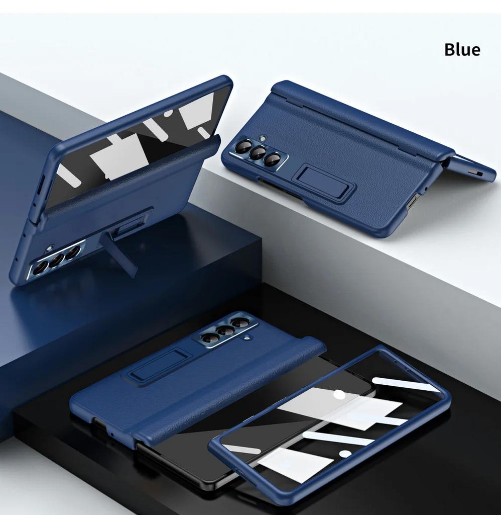 Πολυτελής Επαγγελματικός Αόρατος Ρυθμιζόμενος Στήριγμα Φιλμ από Γυαλί Tempered Θήκη Τηλεφώνου για Samsung Galaxy Z Fold 7 6 5 4 3 Προστατεύει το Πίσω Κάλυμμα