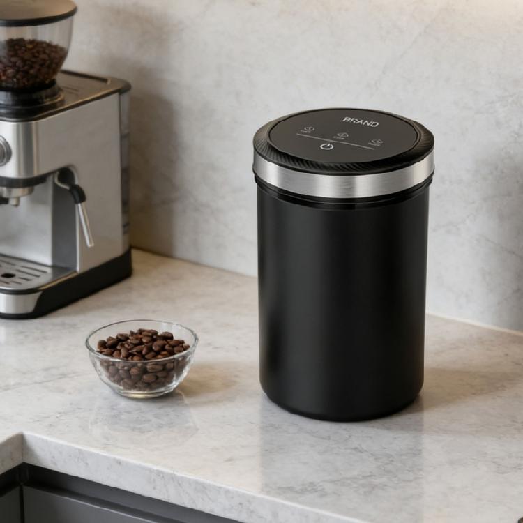 Innovative Rechargeable Vacuum Preserver Canister Storage Container For Coffee Beans And Dry Food