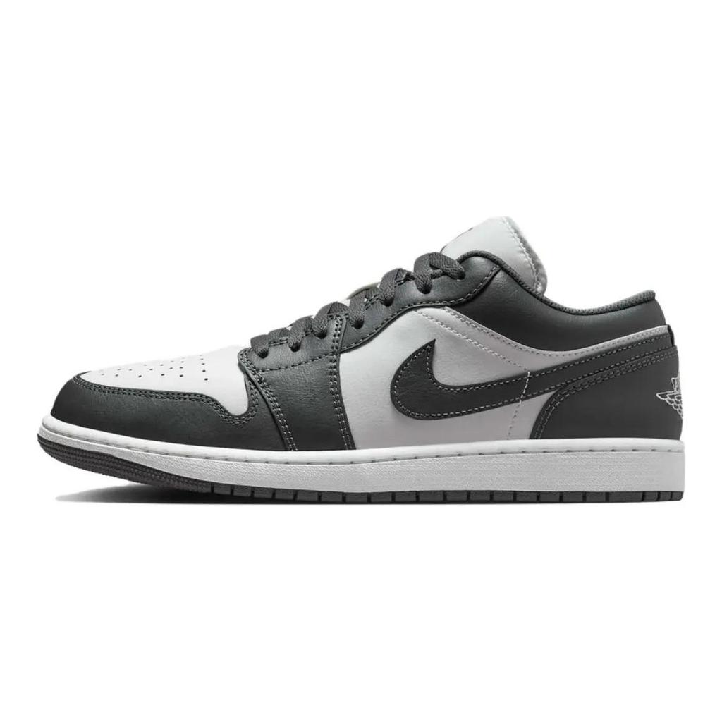 Jordan Air Jordan 1 Jiang Immersed Moon Cushioning Slip Resistant Abrasion Resistant Low top Vintage Basketball Shoes 553558-044(Team1390-)