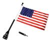 Craftride FH1 American Flag Kit for Harley-Davidson - Aluminum Mount and Textile Flag