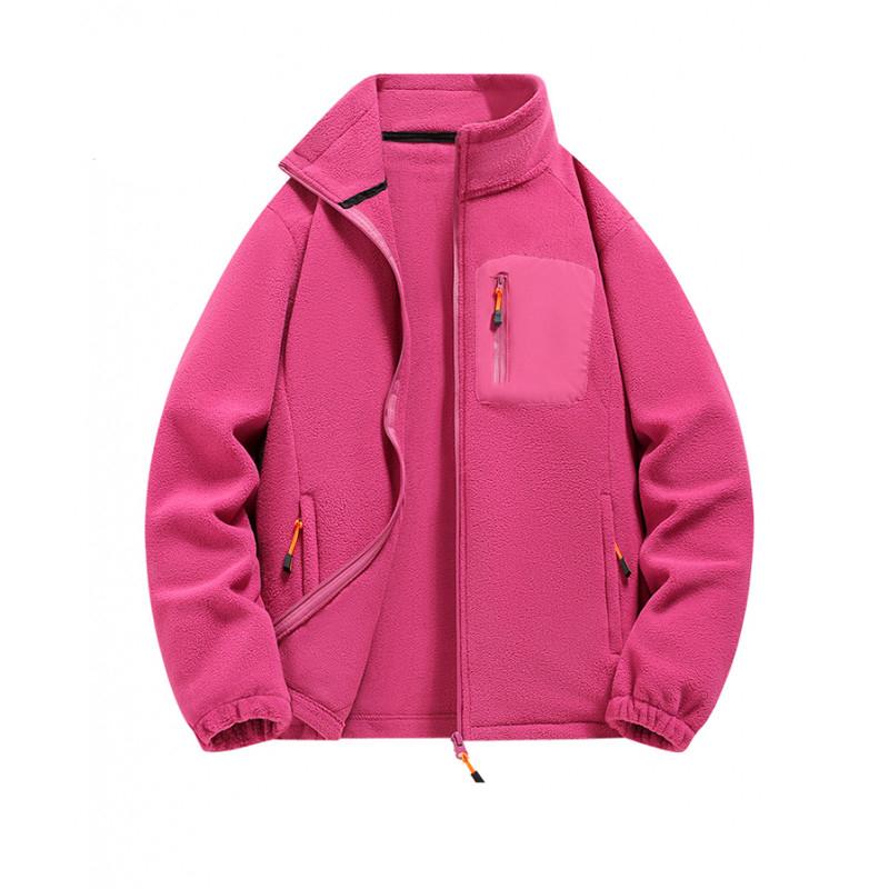 Autumn Outdoor Stand Collar Jackets Men Sports Fleece Casual Jacket Coat
