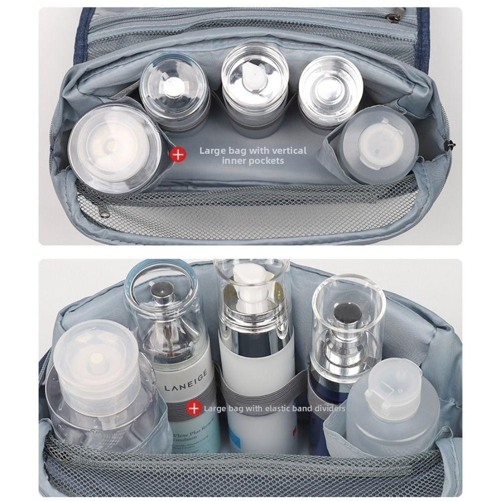 Waterproof Cosmetic Bag Multi-layer Dry Wet Separation Bag Fashion Makeup Bag  Travel Use