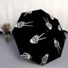 1pc Skele Hands Automatic Open 8-Rib Windproof Umbrella, Travel & Commuting, Suitable for All Seasons, Lightweight Portable, E