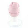 Pristine CHANEL Knit cap COCO Mark Heart Rhinestone pink cashmere Women Used