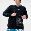 FILA Fusion Knitted Pullover Street Sports Hoodie Men hoodies Deep-Black T11M133203F-BK