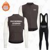 PNS Winter Cycling Fleece Set: Long Sleeve Jersey and Bib Pants for Road & Mountain Biking