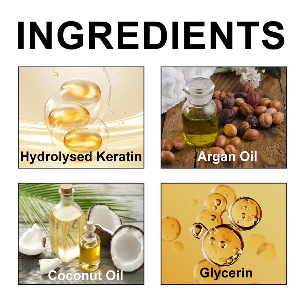 Crème de soin capillaire à la kératine hydratante lissante et soin des cheveux