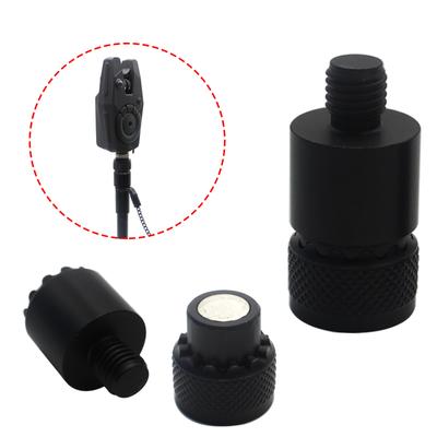 4 Uds accesorios de pesca de carpa herramientas alarma conector magnético conector de cambio rápido M3/8 aluminio fácil de instalar aparejos de pesca