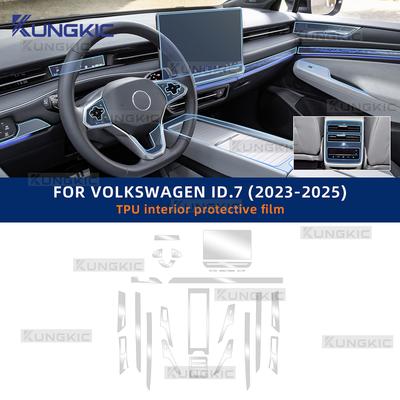 TPU Film for VW Volkswagen ID.7  2024 2025 Center Console Panel Navigation Screen TPU Interior Protective Film Anti-Scratch