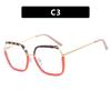 Anti-Blue Square Myopia Glasses Frame Women'S Large Frame Flat Glasses Can Be Matched With The Same Degree Of Plain Face Tide
