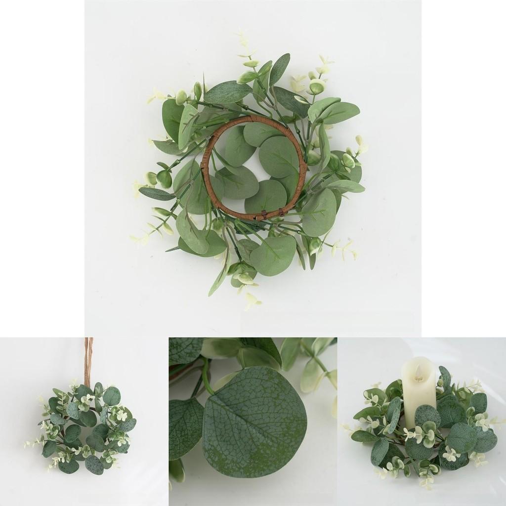 Faux Eucalyptus Garland Wedding Decor With Silk Screen Print For Home And Outdoor Use