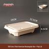 Degradable Disposable Takeaway Lunch Box with Lid
