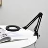 10X Magnifying Glass with LED Light Flexible Arm Brightness Adjustable 3 Colors Workbench Light with
