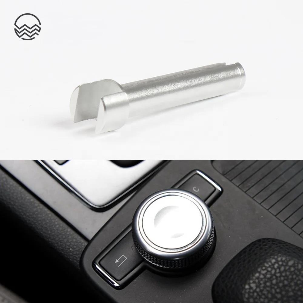 2048709958 Car Radio Knob Command Controller Repair Kit for Mercedes Benz W204 X204 W212 W218 Console Silver 1728701258
