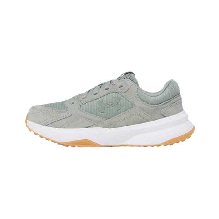 

Under Armour Замшевые женские кроссовки Charged Edge цвета зеленого кремния Белые 6003014-348 36