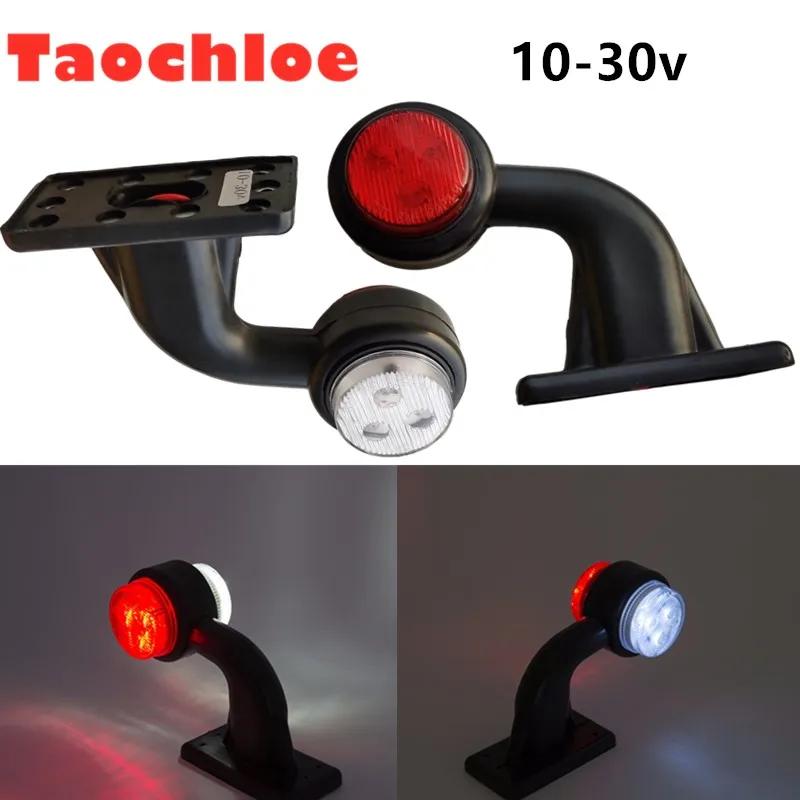 1 pereche 10-30v LED lumini laterale de contur lampă de tulpină lampă de marcare lampă E8 E-MARK remorcă camion camion tractor autobuz lumini