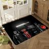 Cartoon S-Skibidi T-Toilet Floor Mat Soft Thickened Absorbent Non-Slip Bedroom Living Room Door Mat Home Decor Flannel Rugs