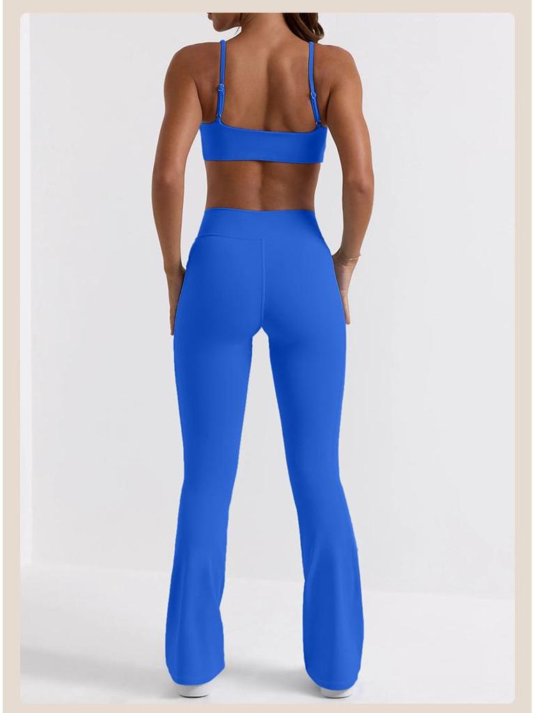 Cross-Border Sexy Underwear Set: Sports Camisole Bra & High-Waist Yoga Pants