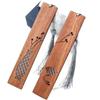 Sandalwood Hollow Acacia Bookmark - Literary Retro Solid Wood Gift Box Edition.