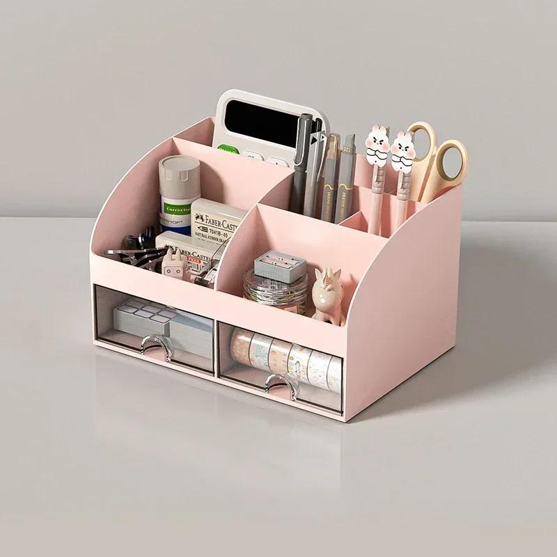 Drawer Storage Box Desk Ganizer Transparent Large Capacity Stationery H Ganizer Multi Function Desktop Storage Household