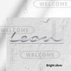 Emblema Lettere Auto Metallo 3D Per Logo Leon 5f MK3 MK2 Badge Adesivo Rame Opaco Decalcomanie Baule Accessori Styling