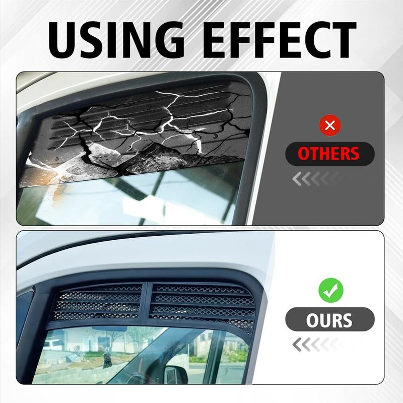 2PCS Ventilation Grilles Fly Screens For Ducato Boxer Jumper Anti Mosquito Grille For Automobiles