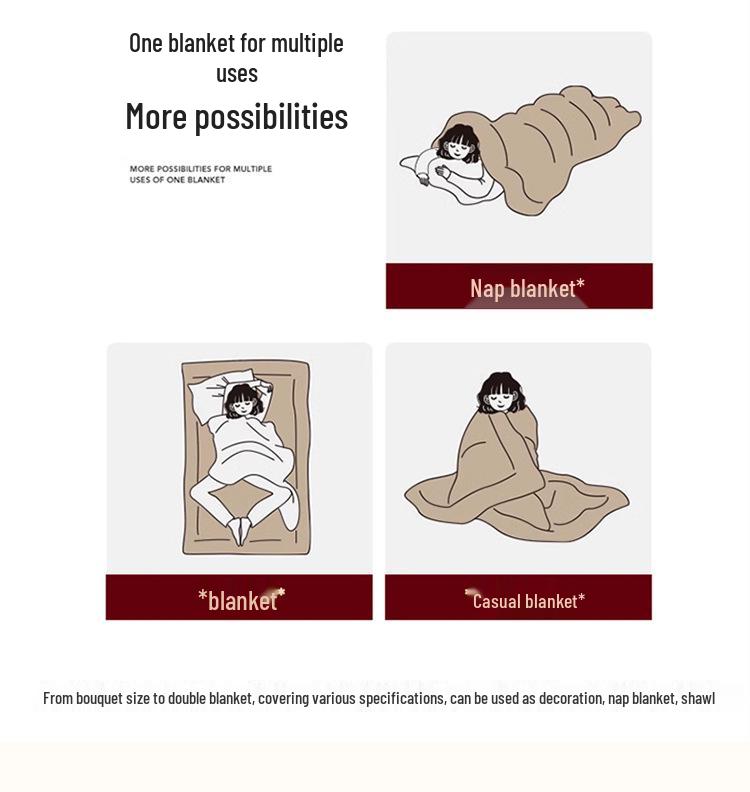 Rose Bouquet Gold Blanket: Perfect High-End Gift for Weddings, Engagements, New Brides, or Best Friends