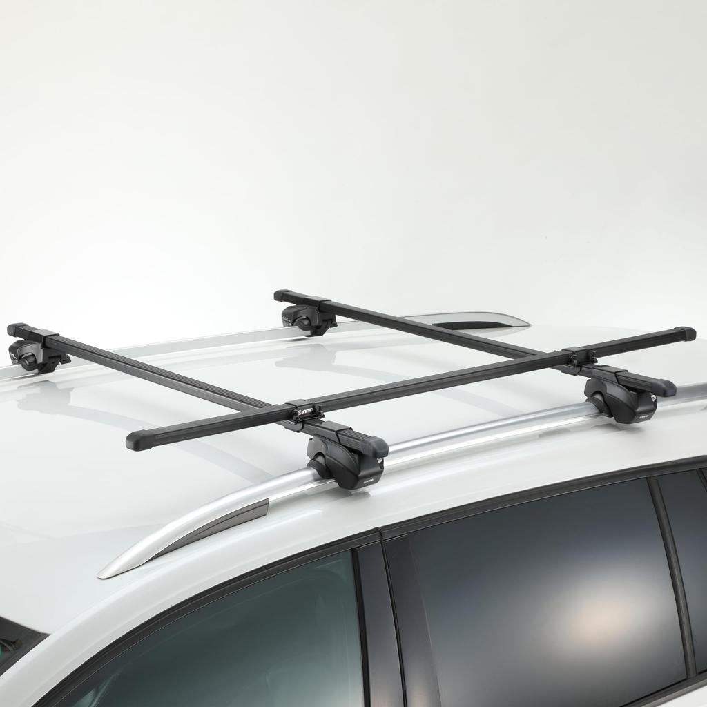Carmate INNO IN863 Cross Holder 3 Bar Mounting Hardware Set of 2 Black Attachment Car Carrier Base Carrier Option