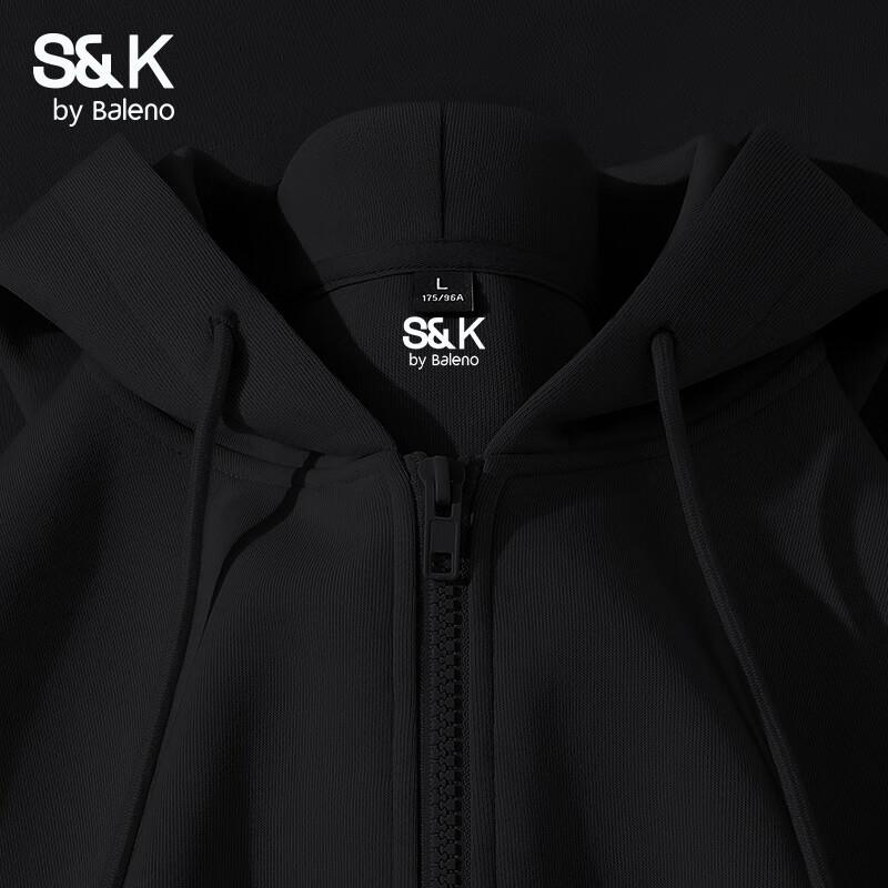 Baleno Men's S&K Series Hooded Cardigan Sweatshirt