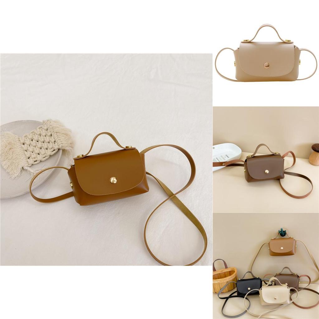 Stylish Korean Mini Children's Shoulder Bag With Vintage Design For Everyday Use