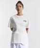 CREAM SODA LAB Basketball Short Sleeve T-Shirt Oversized Ivory Black