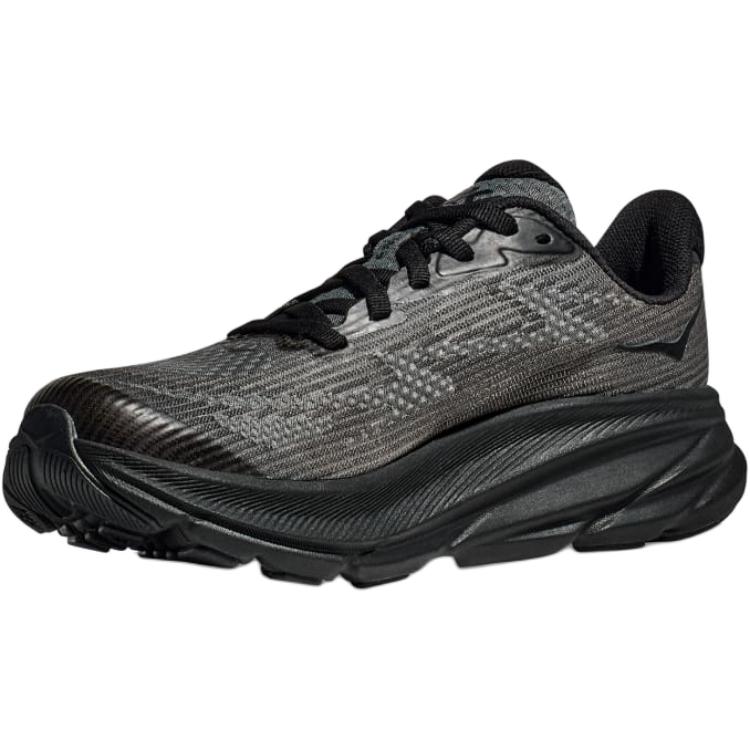HOKA Clifton 9 Kids Carbon Black Kids Sneakers 1131170-BBNB