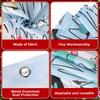 Vikama Christmas Snowman & Jolly Santa Reindeer Decorative Shower Curtain Waterproof Fabric Decorative Bathroom Curtain