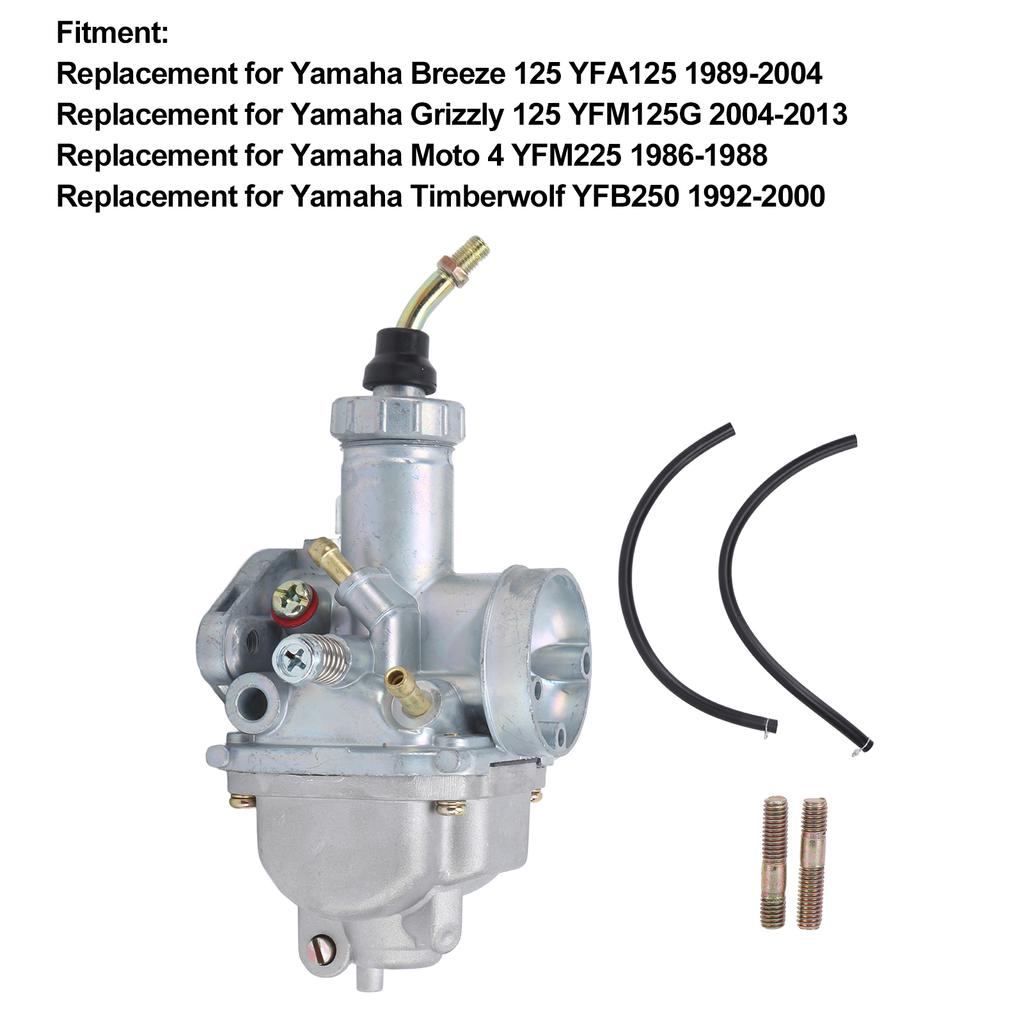 Carburetor Carb Replacement for Yamaha Breeze Grizzly 125 Timberwolf 250 Moto 4 YFM225