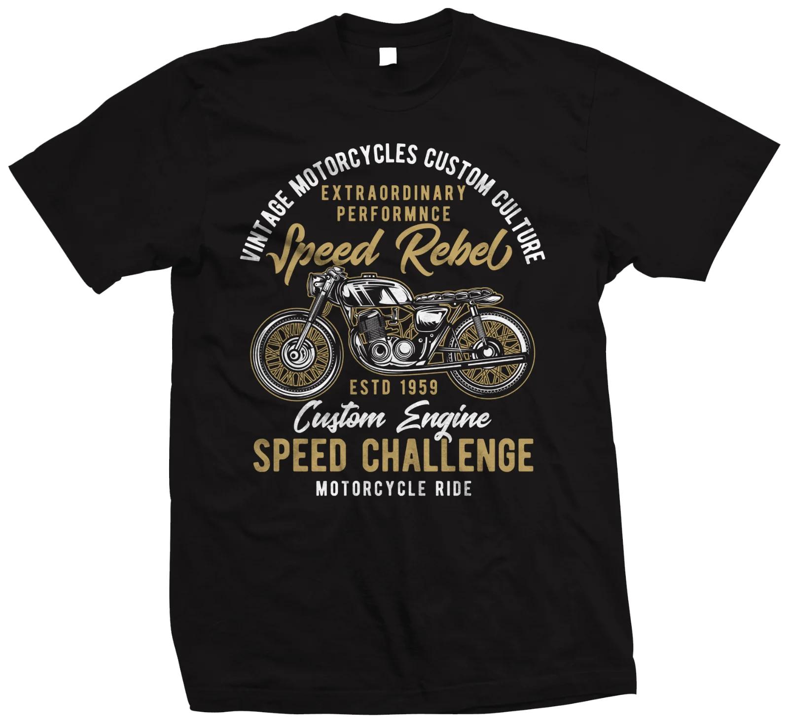 

Biker Men Cotton T-Shirt Motorbike Big Size Print Cool Fashion Streetwear Classic Big Size Tee New Arrival Motorcycle Top S-4... 5XL
