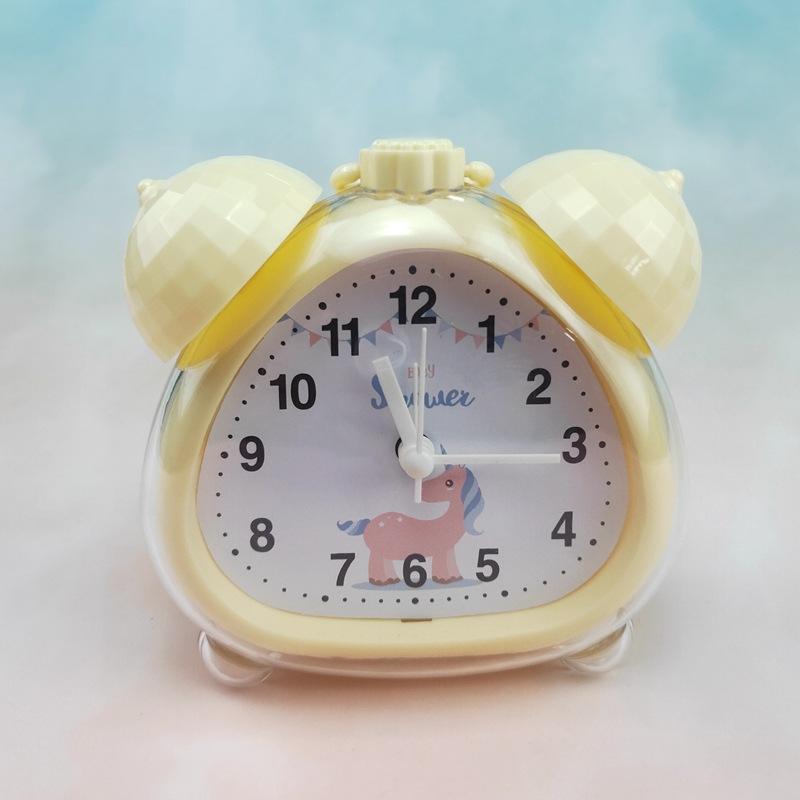 

Будильник Студенческий будильник Милый Девочка Сердечко Детский Мультяшный Ученики Средней Школы с Ночником Прикроватные Часы