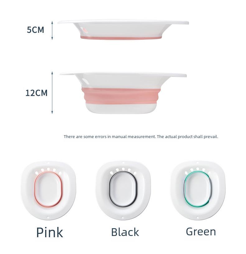 Folding Bidet for Postpartum and Gynecological Care, Soaking and Hygienic Basin for Pregnant Women and Anorectal Post-Surgery Use.
