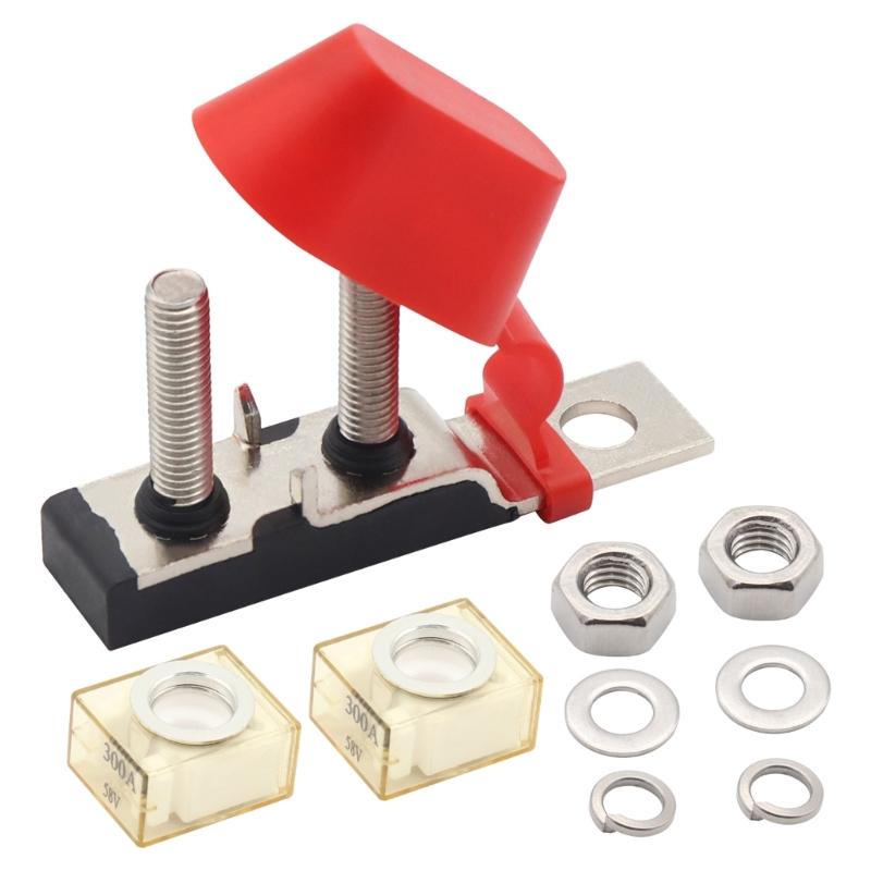 100-300A Waterproof Fuses And Compact Double Terminal Battery Fuses Block For Marine Boat Applications