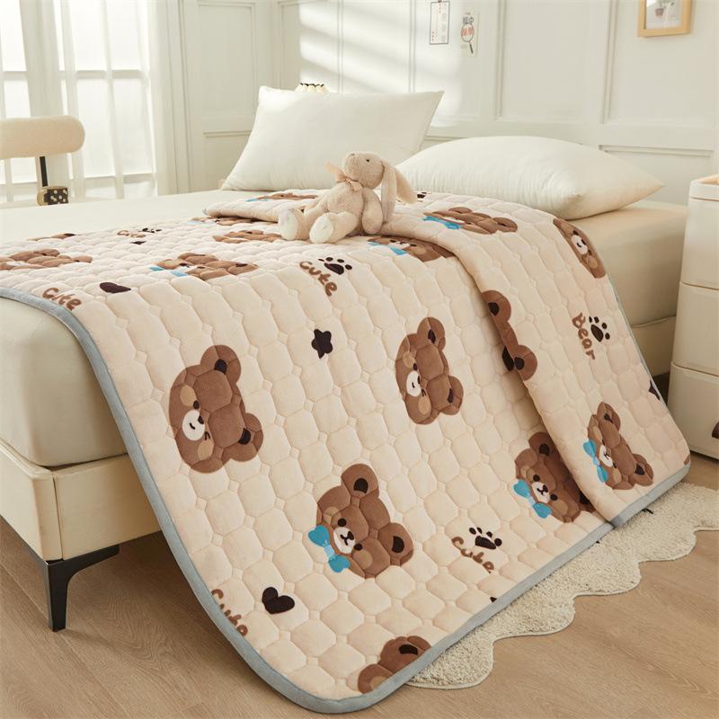 Novo colchão de veludo de leite farée velo dormitório estudante colchão acolchoado colchão macio anti-estático pilha almofada