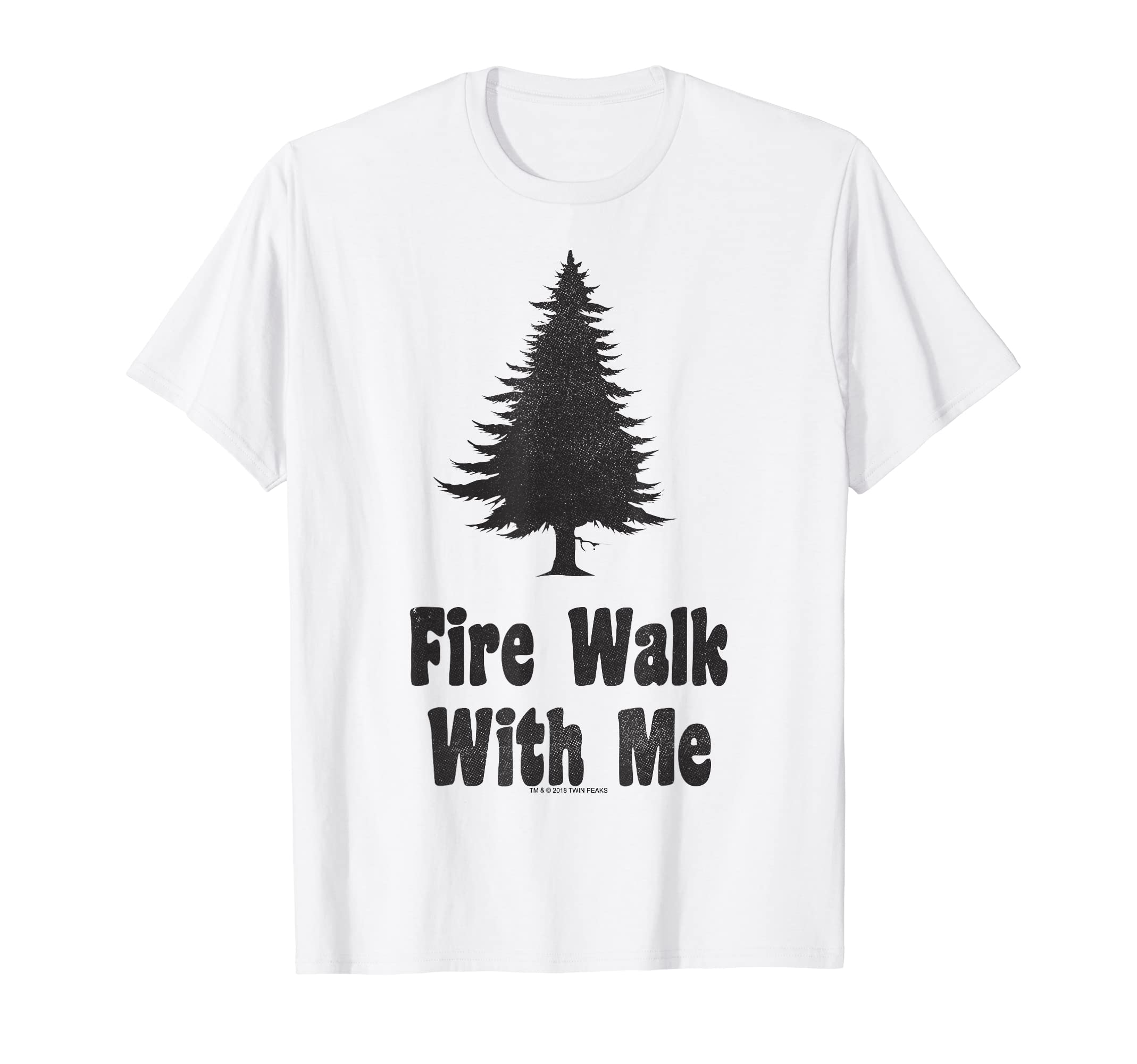 

Twin Peaks Fire Walk With Me Tree Cutout Graphic Tee T-Shirt