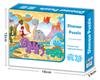 24-Piece Dinosaur Traffic Cognition Puzzle for Kids - Early Education Toy